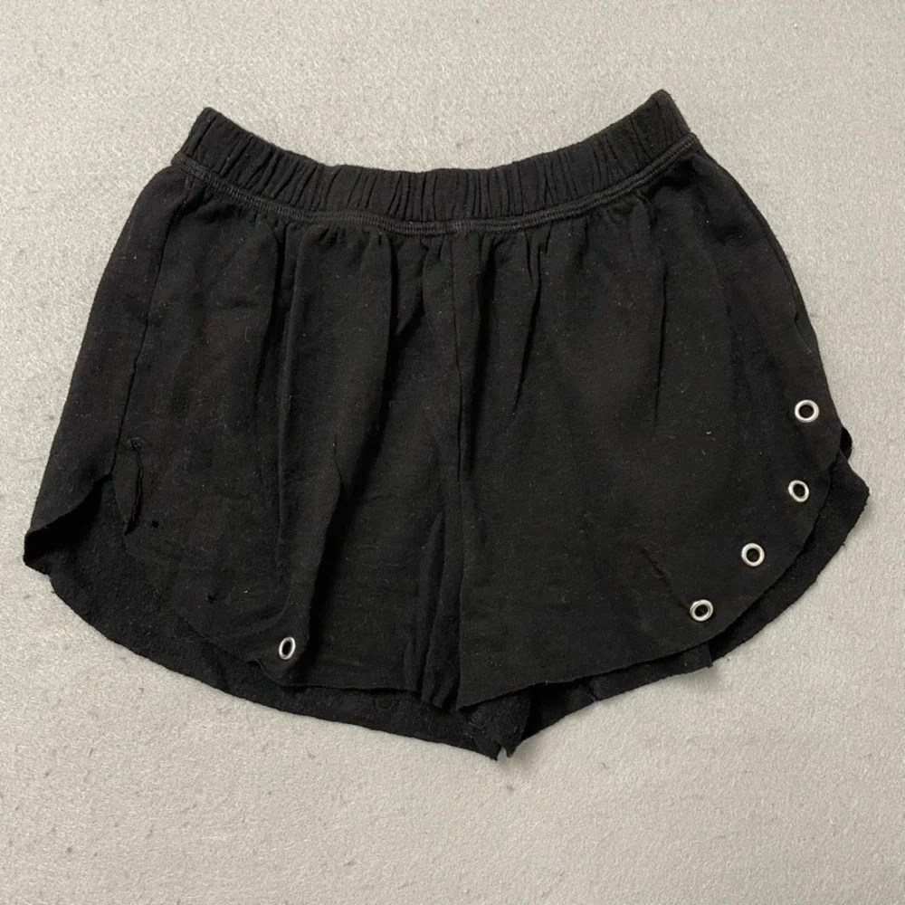 Rock Candy Malibu Sugar Shorts Set Girls 10 Kids Black Grey Smiley Face 4pc
